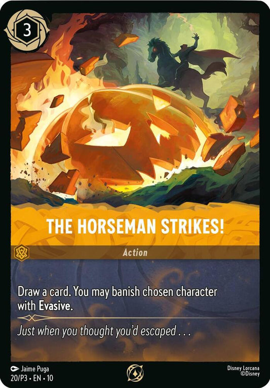 The Horseman Strikes (Disney Lorcana Promo Cards)  - Cold Foil
