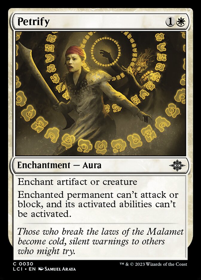 Petrify 30/291 (The Lost Caverns of Ixalan) 