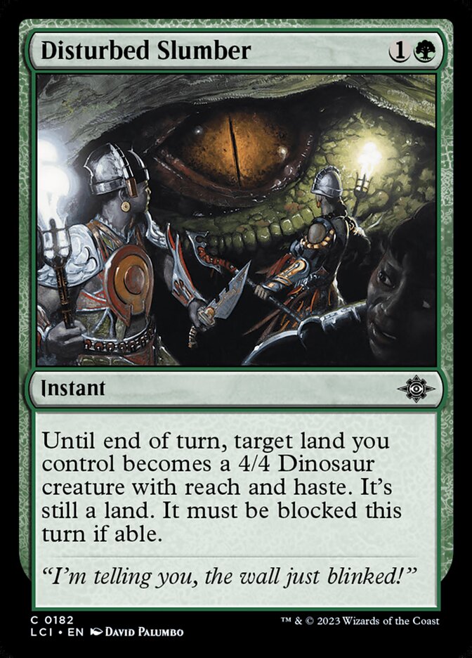 Disturbed Slumber 182/291 (The Lost Caverns of Ixalan)  - Foil