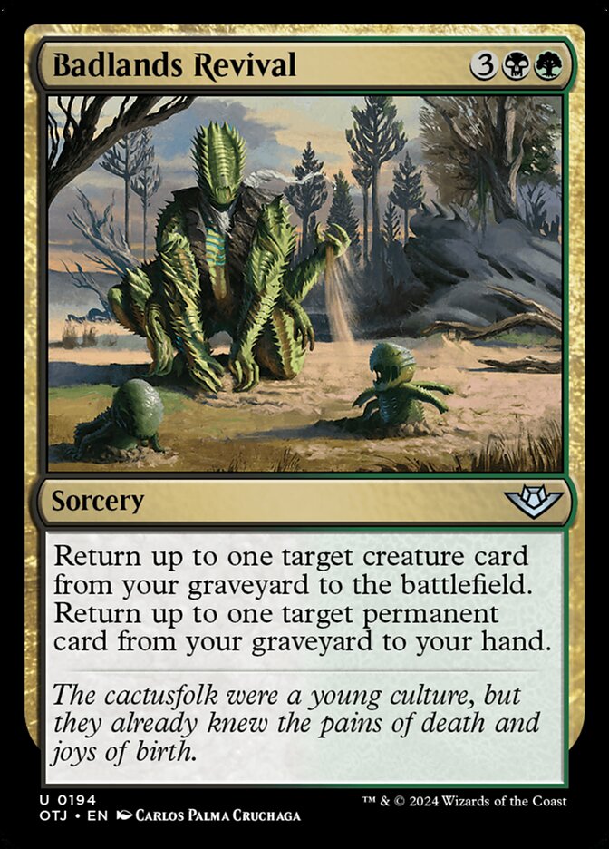 Badlands Revival 194/286 (Outlaws of Thunder Junction)  - Foil