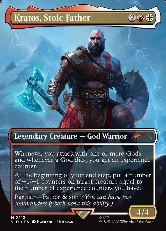 Kratos, Stoic Father 2213 (Secret Lair Drop Series)  - Borderless