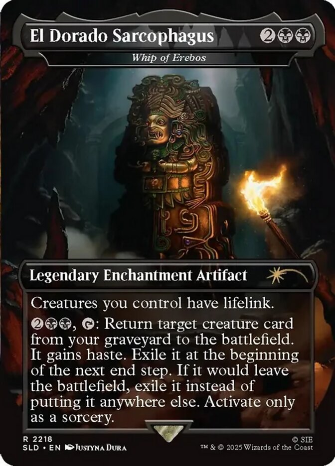 El Dorado Sarcophagus // Whip of Erebos 2218 (Secret Lair Drop Series)  - Borderless