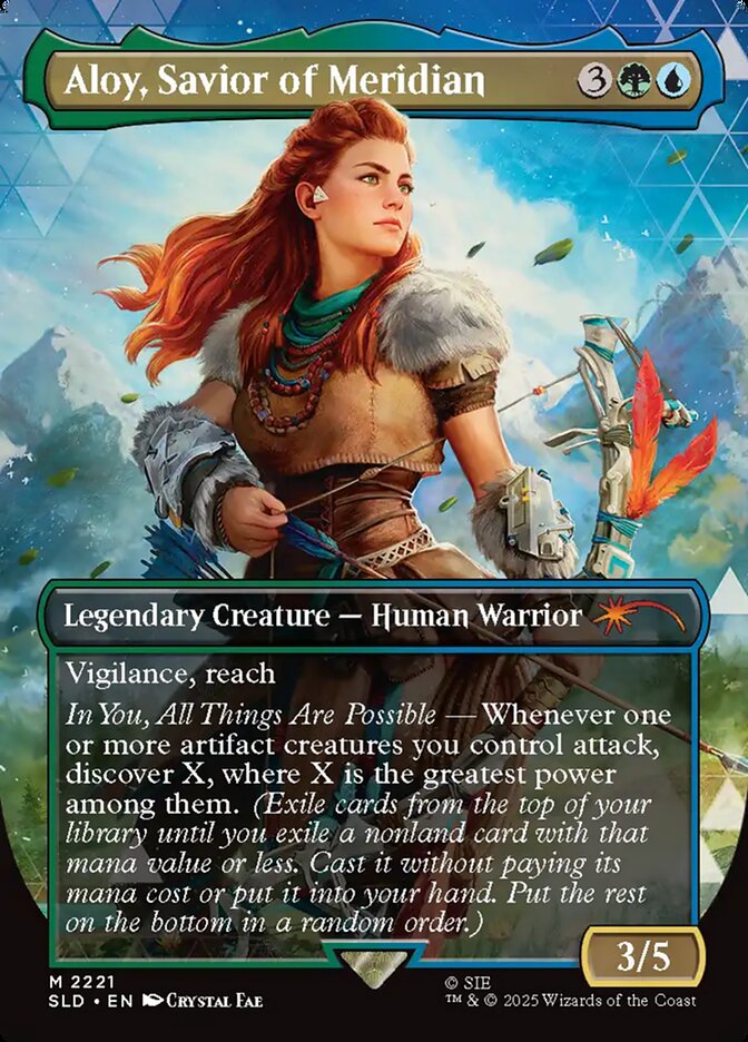 Aloy, Savior of Meridian 2221 (Secret Lair Drop Series)  - Borderless