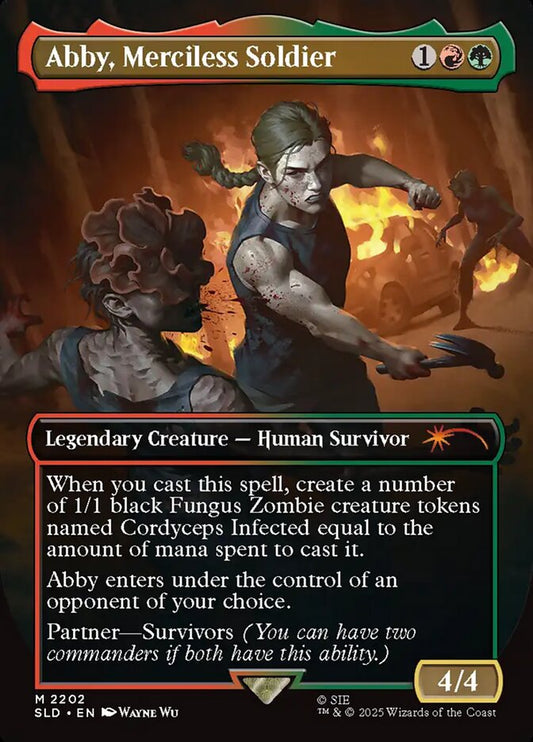 Abby, Merciless Soldier 2202 (Secret Lair Drop Series)  - Borderless