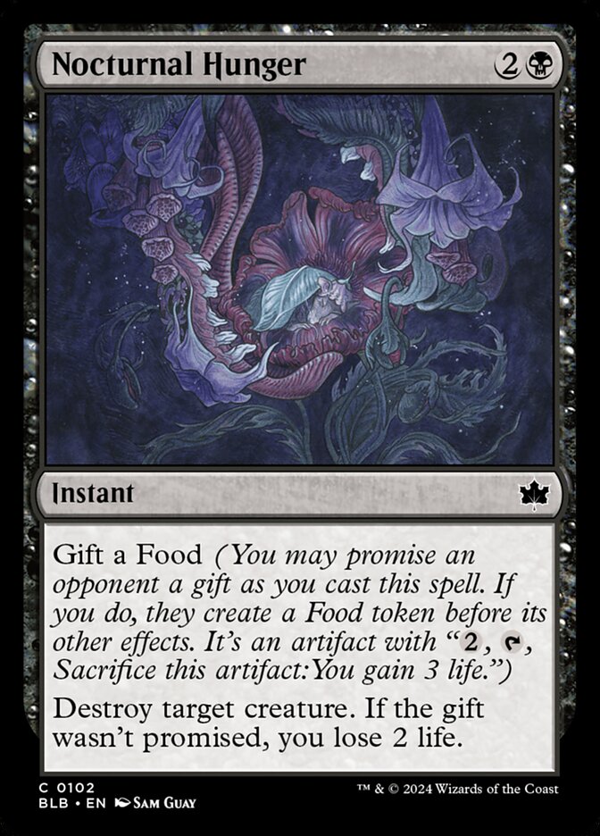 Nocturnal Hunger 102 (Bloomburrow) 