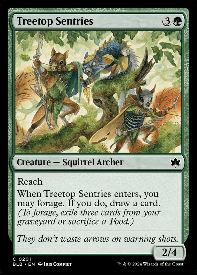 Treetop Sentries 201 (Bloomburrow) 