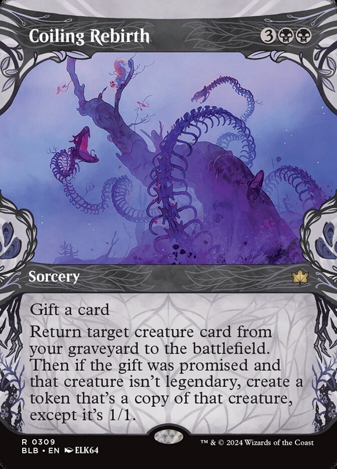 Coiling Rebirth 309 (Bloomburrow)  - Showcase
