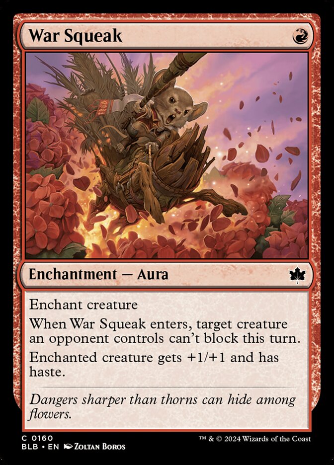 War Squeak 160 (Bloomburrow)  - Foil