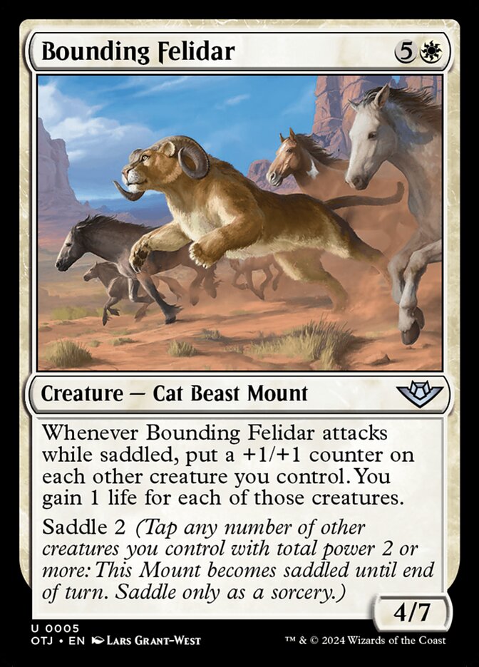 Bounding Felidar 5/286 (Outlaws of Thunder Junction) 