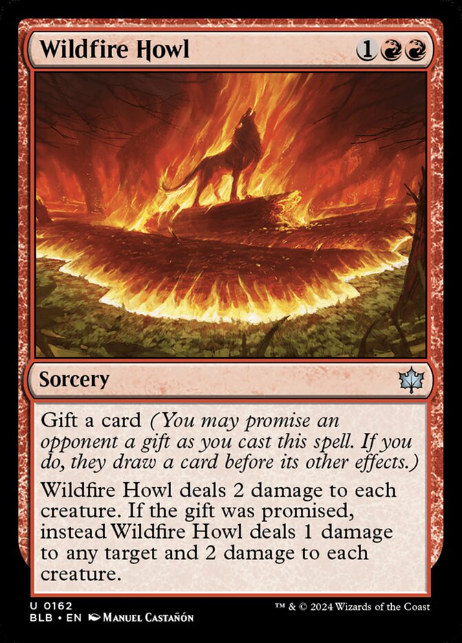 Wildfire Howl 162 (Bloomburrow)  - Foil