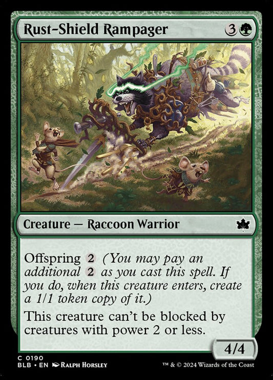 Rust-Shield Rampager 190 (Bloomburrow)  - Foil