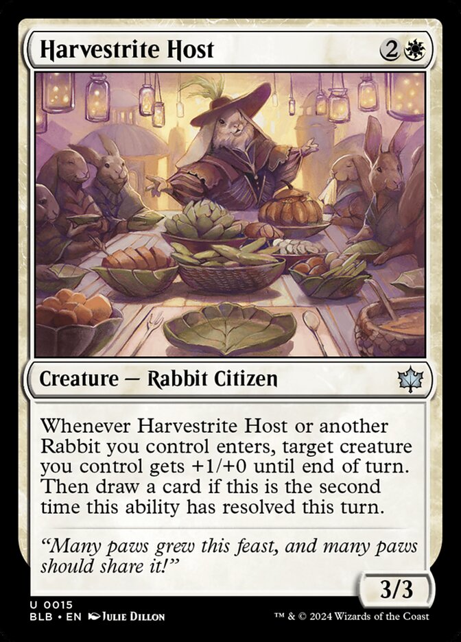 Harvestrite Host 15 (Bloomburrow)  - Foil
