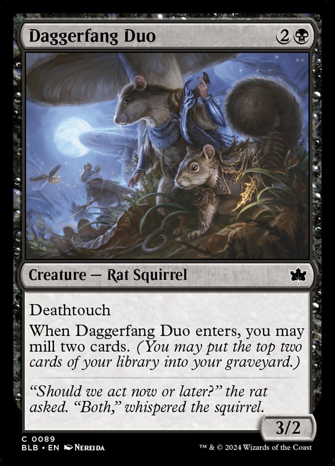 Daggerfang Duo 89 (Bloomburrow) 