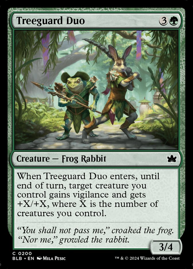 Treeguard Duo 200 (Bloomburrow)  - Foil