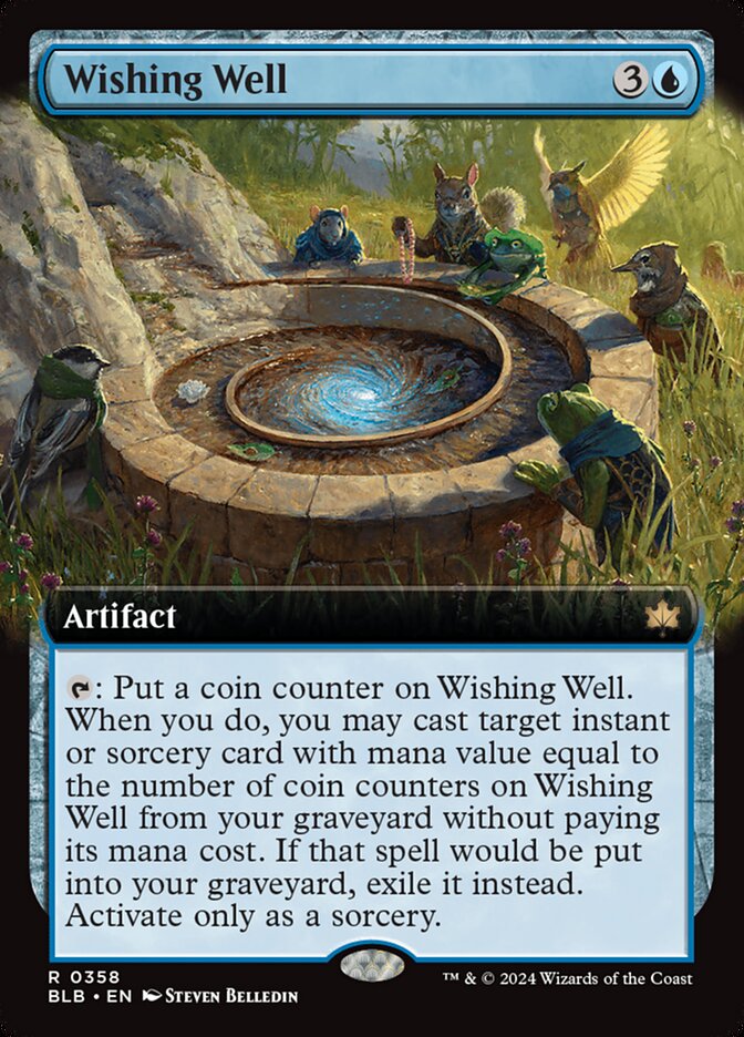 Wishing Well 358 (Bloomburrow)  - Extended Art