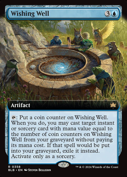 Wishing Well 358 (Bloomburrow)  - Extended Art