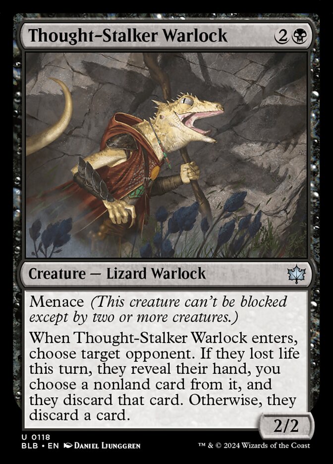 Thought-Stalker Warlock 118 (Bloomburrow) 