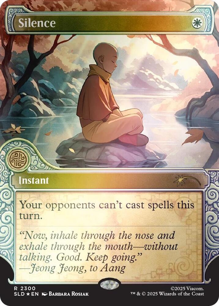 Silence 2300 (Secret Lair Drop Series)  - Showcase Rainbow Foil
