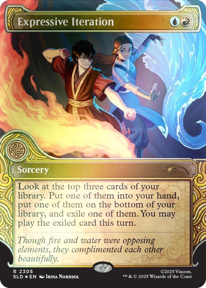 Expressive Iteration 2305 (Secret Lair Drop Series)  - Showcase Rainbow Foil