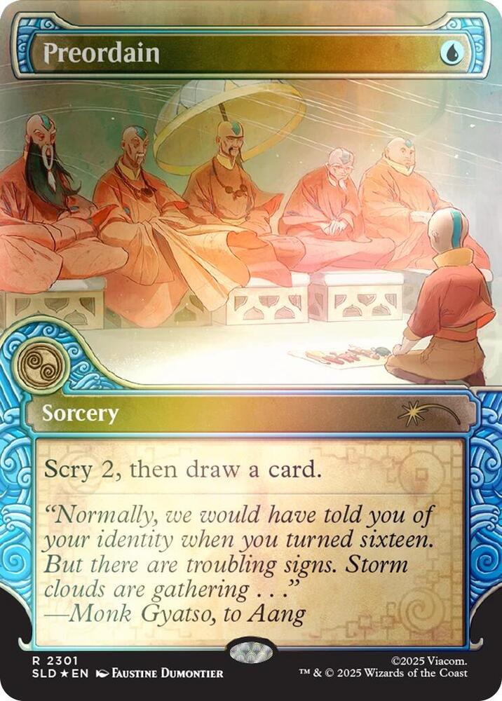 Preordain 2301 (Secret Lair Drop Series)  - Showcase Rainbow Foil