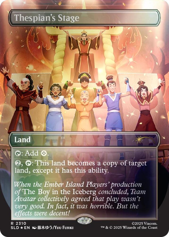 Thespian's Stage 2310 (Secret Lair Drop Series)  - Borderless Rainbow Foil