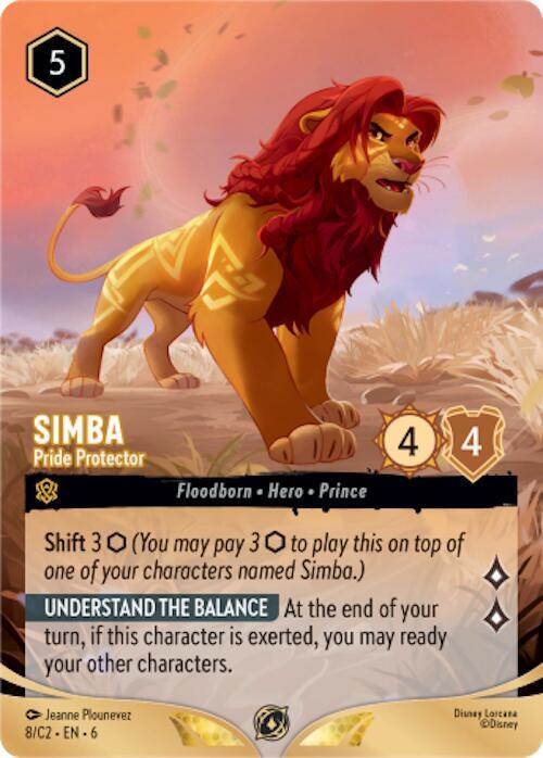 Simba Pride Protector (Disney Lorcana Promo Cards) 