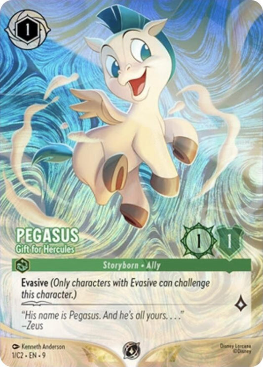 Pegasus Gift for Hercules (Disney Lorcana Promo Cards)  - Holofoil