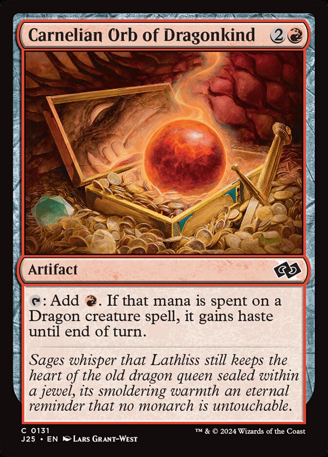 Carnelian Orb of Dragonkind 131/779 (Foundations Jumpstart) 