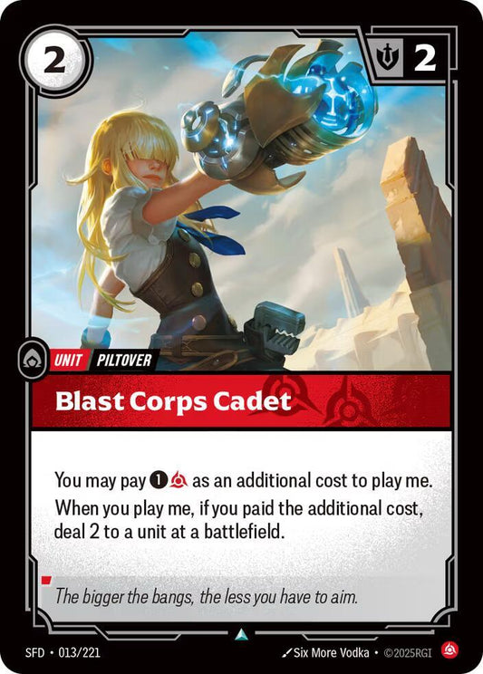 Blast Corps Cadet (Spiritforged) 