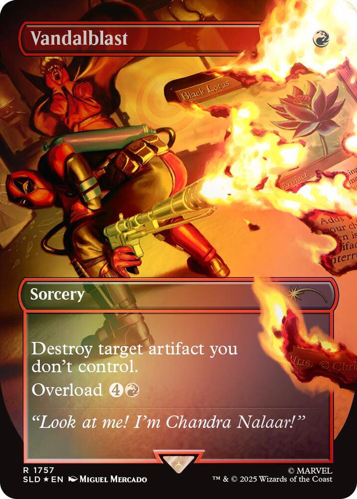 Vandalblast 1757 (Secret Lair Drop Series)  - Borderless Rainbow Foil