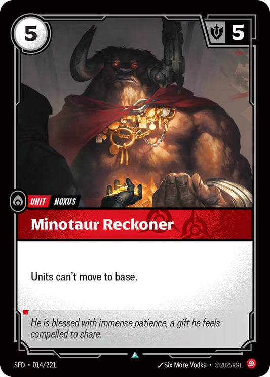 Minotaur Reckoner 14/221 (Spiritforged)  - Foil