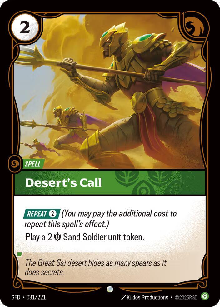Deserts Call (Spiritforged) 