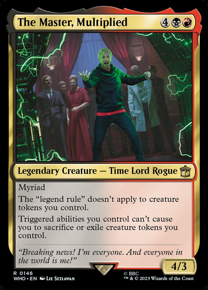 The Master, Multiplied 146 (Universes Beyond: Doctor Who)  - Foil