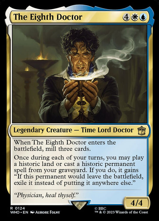 The Eighth Doctor 124/331 (Universes Beyond: Doctor Who)  - Foil
