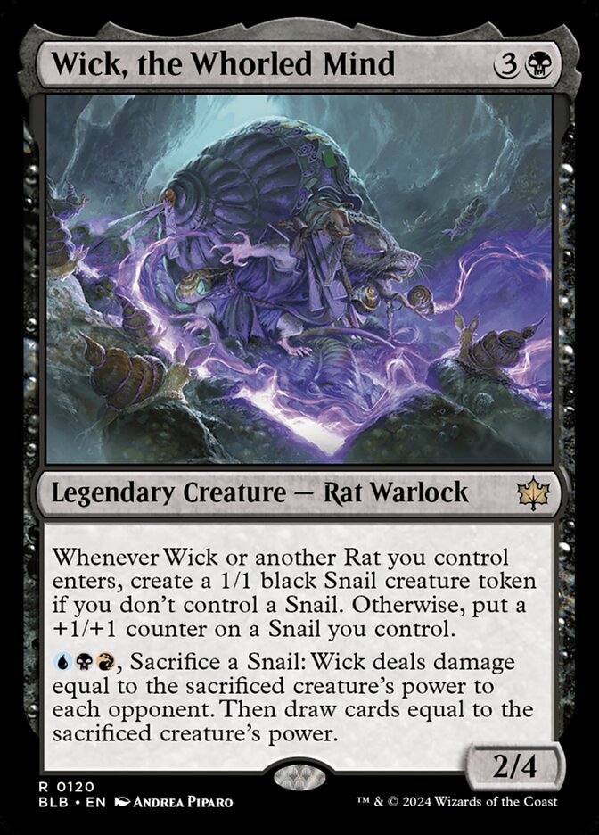 Wick, the Whorled Mind 120 (Bloomburrow) 