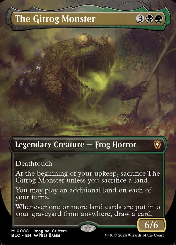 The Gitrog Monster 88 (Commander: Bloomburrow)  - Borderless