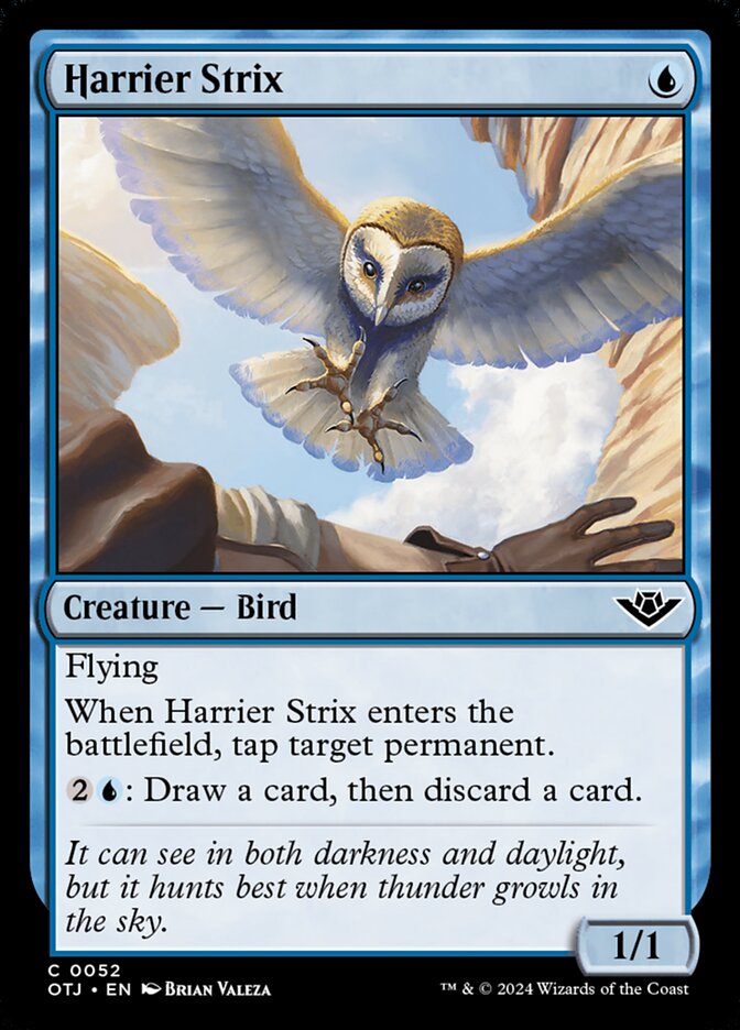 Harrier Strix 52/286 (Outlaws of Thunder Junction)  - Foil