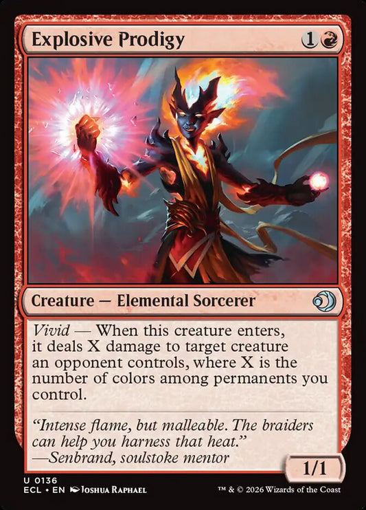 Explosive Prodigy 136/273 (Lorwyn Eclipsed)  - Foil