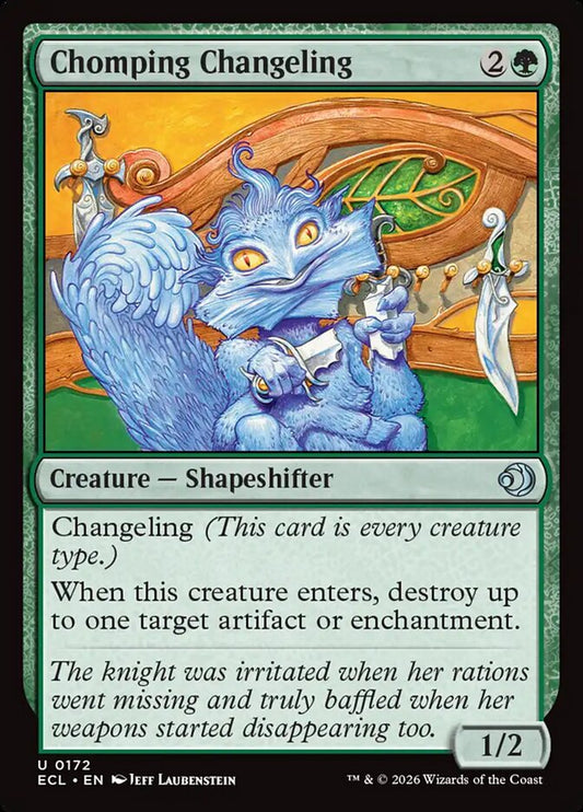 Chomping Changeling 172 (Lorwyn Eclipsed)  - Foil