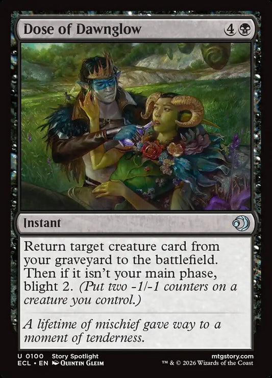 Dose of Dawnglow 100/273 (Lorwyn Eclipsed)  - Foil
