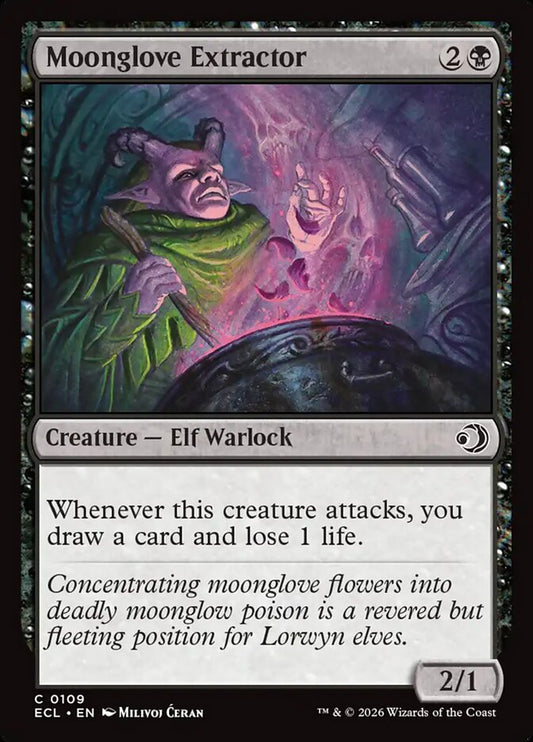 Moonglove Extractor 109/273 (Lorwyn Eclipsed)  - Foil