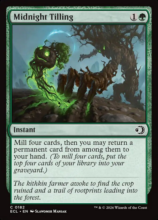 Midnight Tilling 182 (Lorwyn Eclipsed)  - Foil
