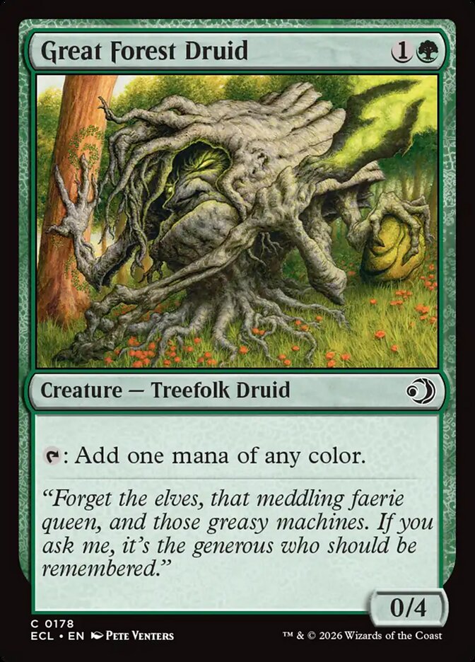 Great Forest Druid (Lorwyn Eclipsed)  - undefined