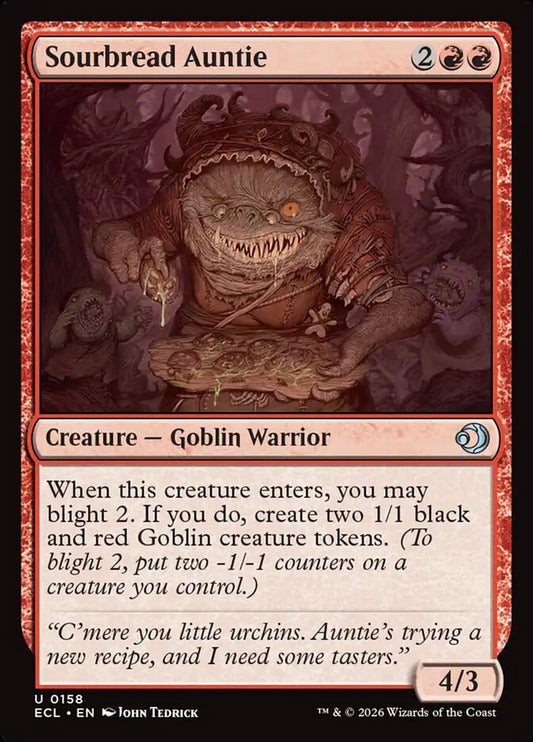 Sourbread Auntie 158/273 (Lorwyn Eclipsed)  - Foil