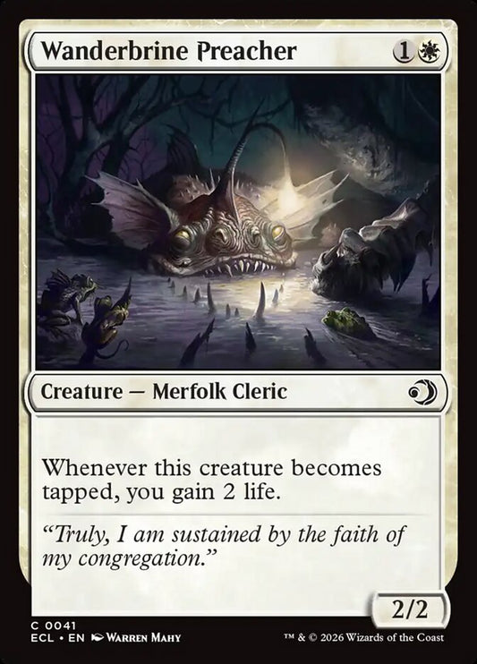 Wanderbrine Preacher 41/273 (Lorwyn Eclipsed)  - Foil