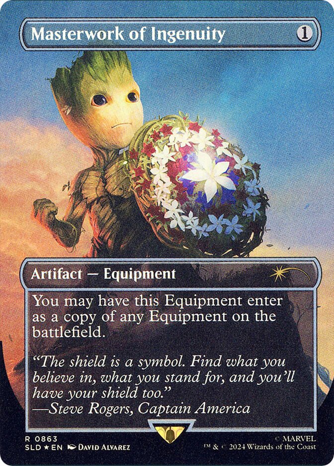 Masterwork of Ingenuity 863 (Secret Lair Drop Series)  - Borderless Rainbow Foil
