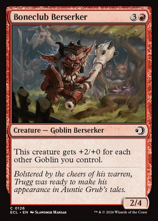 Boneclub Berserker 126 (Lorwyn Eclipsed)  - Foil