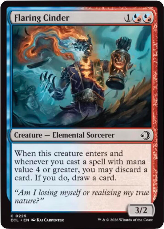 Flaring Cinder 225 (Lorwyn Eclipsed)  - Foil