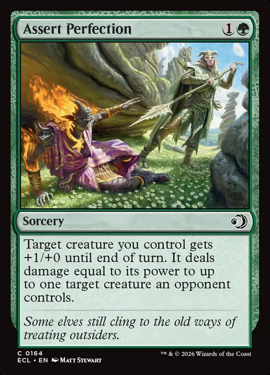 Assert Perfection 164 (Lorwyn Eclipsed)  - Foil