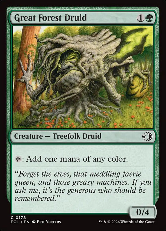 Great Forest Druid 178/273 (Lorwyn Eclipsed)  - Foil